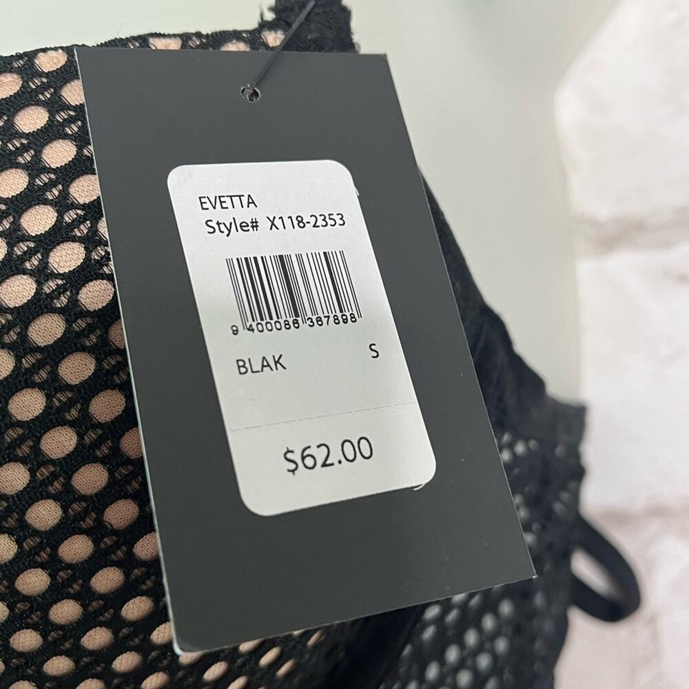 NWT Frederick’s of Hollywood Evetta Black Corset Lingerie - Picture 2 of 12